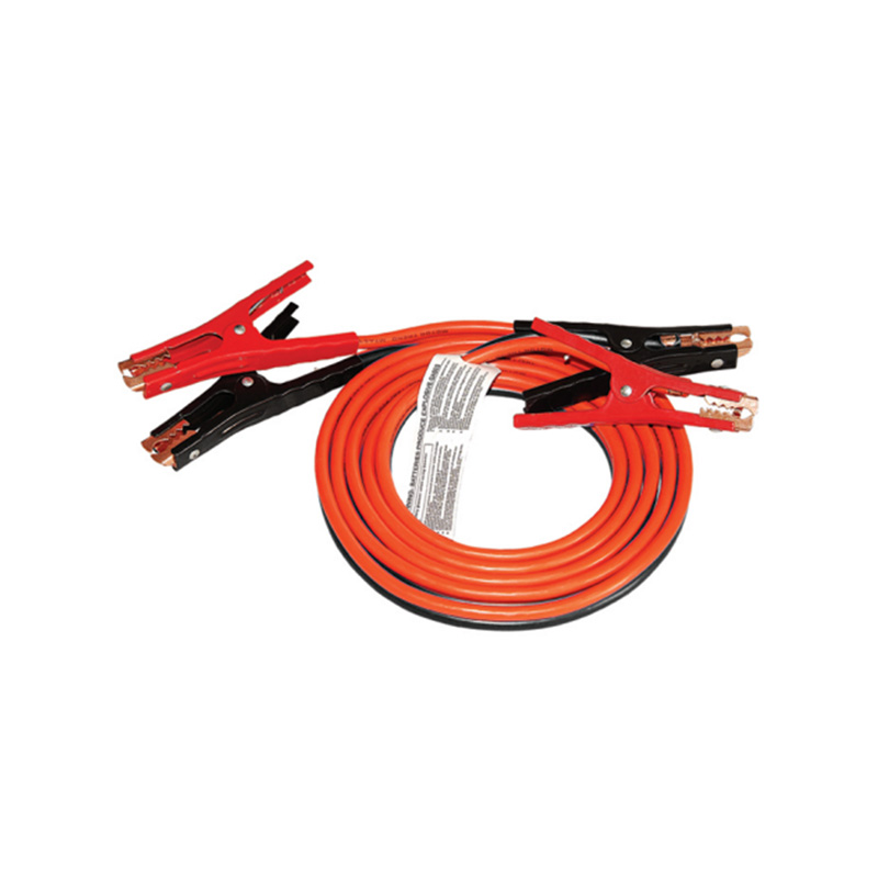 8GA 12FT Emergency Roadside Assistance, Positive and Negative Lead Battery Jumper Cables